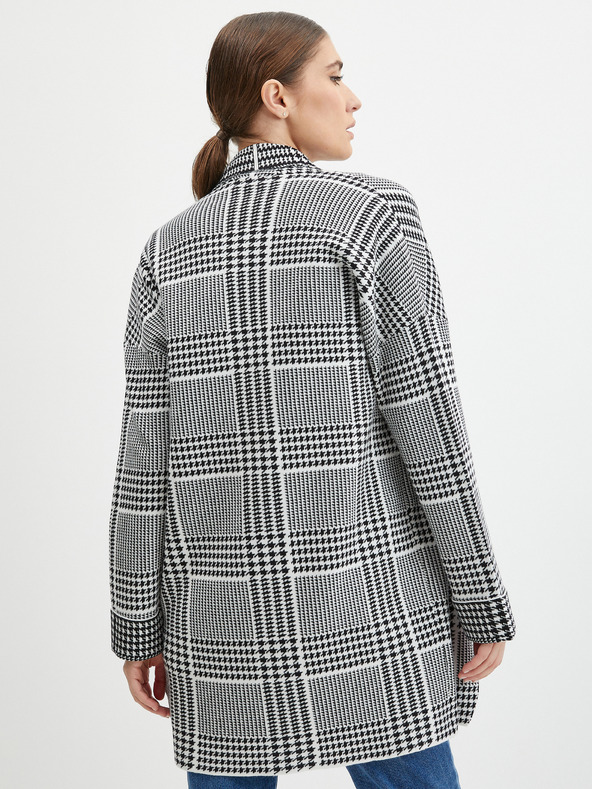 Orsay Schwarzer gemusterter Damen Cardigan ORSAY