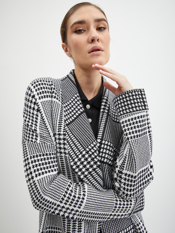 Orsay Schwarzer gemusterter Damen Cardigan ORSAY