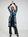 Orsay Blau-schwarz gemusterte Damen Strickjacke ORSAY
