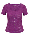 Orsay Lila Damen-T-Shirt ORSAY