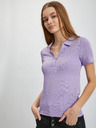 Orsay Hellviolettes Damen-Strick-Poloshirt ORSAY
