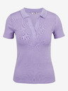 Orsay Hellviolettes Damen-Strick-Poloshirt ORSAY
