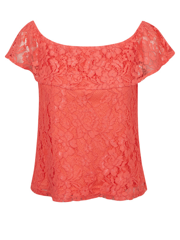 Orsay Rosa Damen-Spitzenbluse ORSAY