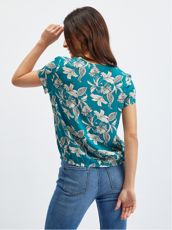 Orsay Petrolfarbene Damenbluse ORSAY