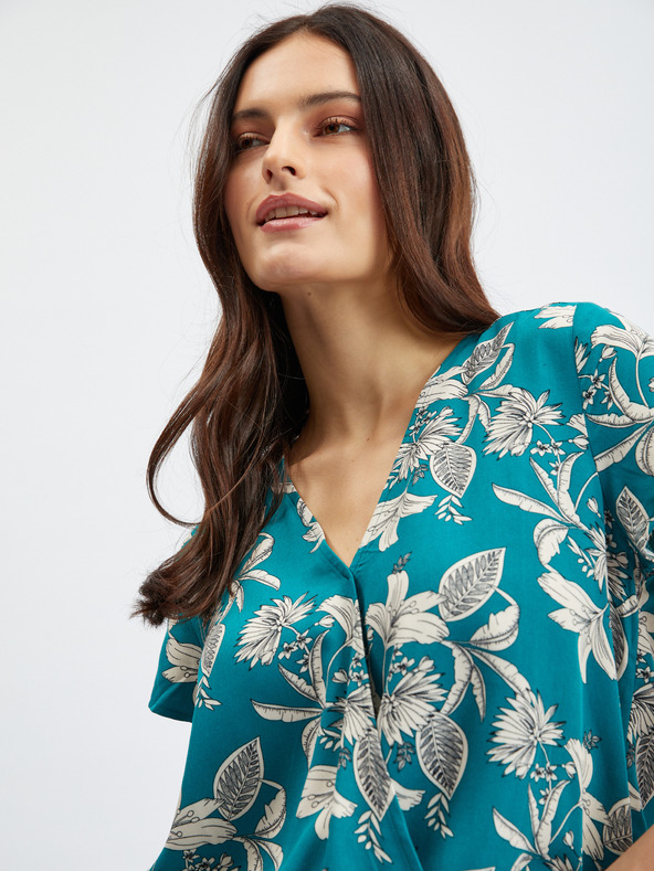 Orsay Petrolfarbene Damenbluse ORSAY