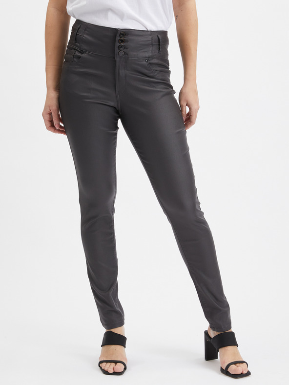 Orsay Dunkelgraue Damen-Skinny-Fit-Hose ORSAY
