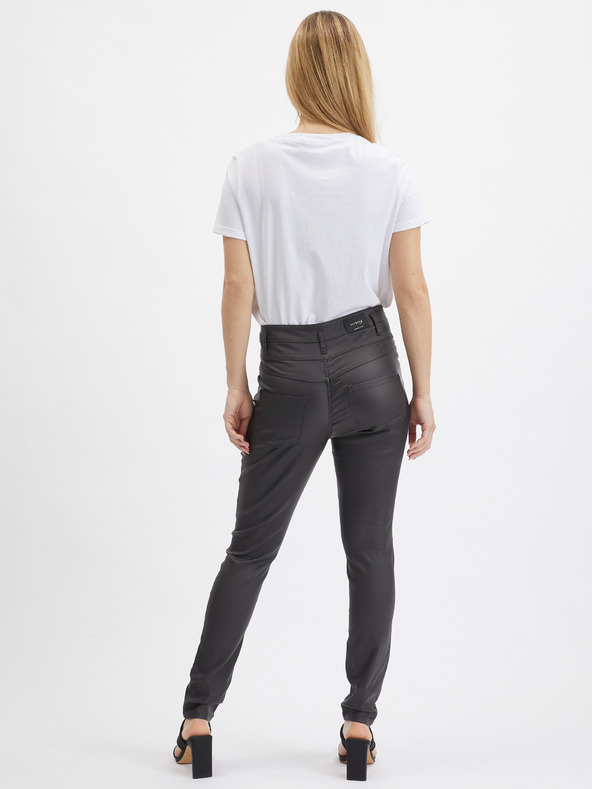 Orsay Dunkelgraue Damen-Skinny-Fit-Hose ORSAY