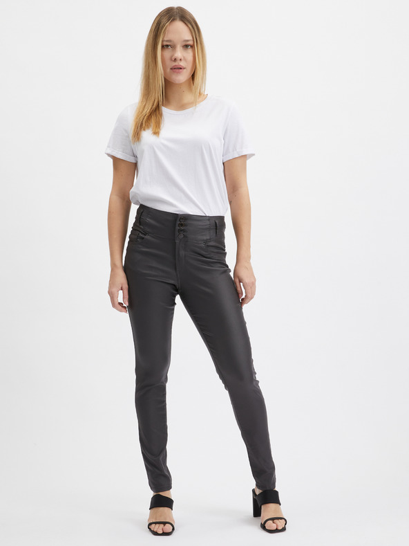 Orsay Dunkelgraue Damen-Skinny-Fit-Hose ORSAY
