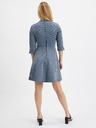 Orsay Blaues gemustertes Damenkleid ORSAY