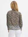 Orsay Schwarze gemusterte Damenbluse ORSAY