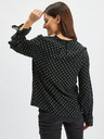 Orsay Schwarze gemusterte Damenbluse ORSAY