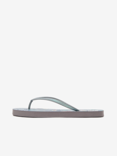 Orsay Hellblaue gemusterte Damen-Flip-Flops ORSAY