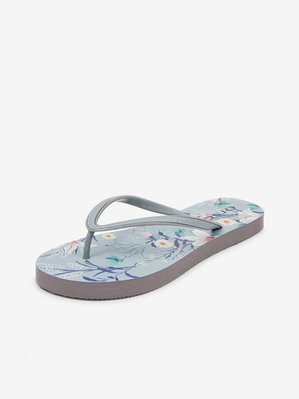 Orsay Hellblaue gemusterte Damen-Flip-Flops ORSAY