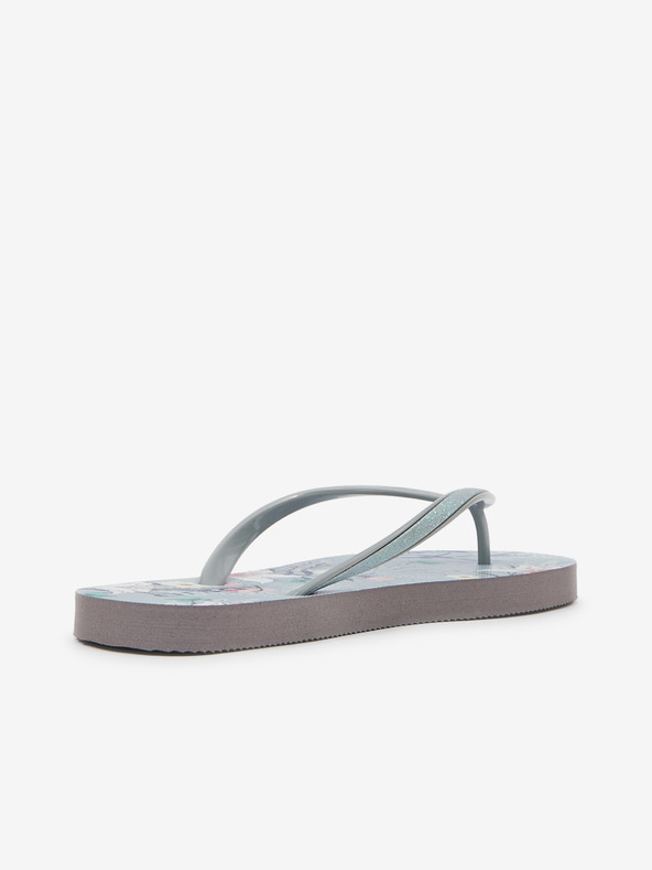 Orsay Hellblaue gemusterte Damen-Flip-Flops ORSAY