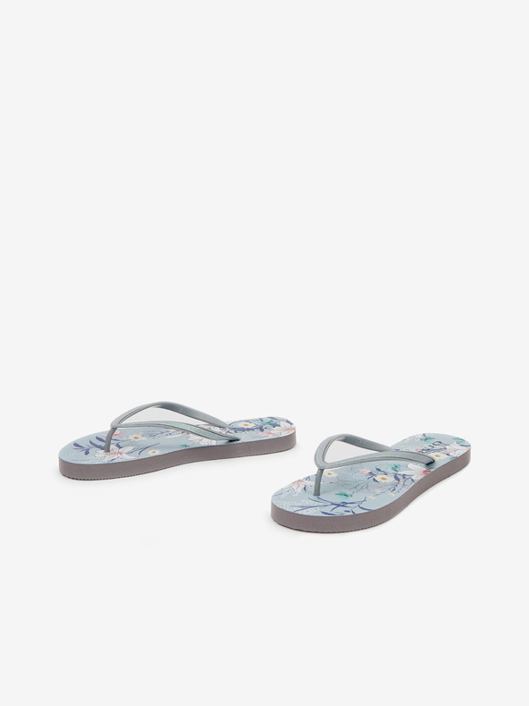 Orsay Hellblaue gemusterte Damen-Flip-Flops ORSAY