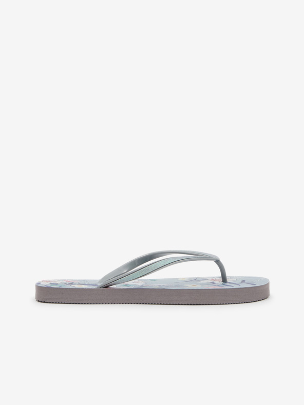 Orsay Hellblaue gemusterte Damen-Flip-Flops ORSAY