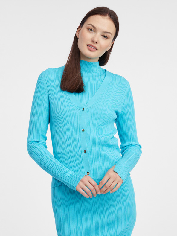 Orsay Blaue Damen Strickjacke ORSAY