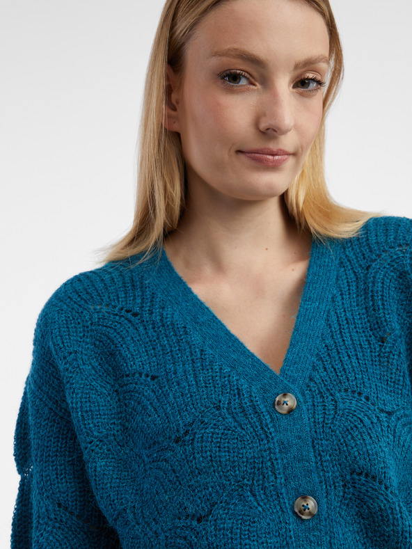 Orsay Blaue Damen Strickjacke ORSAY