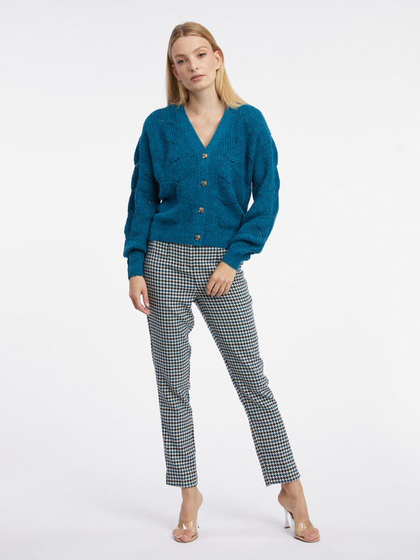 Orsay Blaue Damen Strickjacke ORSAY