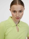 Orsay Gelbes gestreiftes Damen-Poloshirt ORSAY
