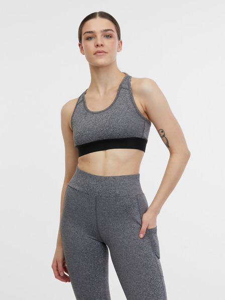 Orsay Grau gestromter Damen-Sport-BH ORSAY