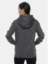 Sam 73 Dunkelgraue Damen Hoodie mit Aufdruck SAM 73