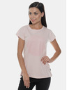 Sam 73 Rosa bedrucktes Damen-T-Shirt SAM 73