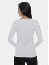 Sam 73 Weißes bedrucktes Damen-T-Shirt SAM 73