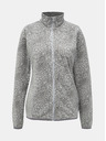 Sam 73 Graue Damen Fleece Blumen Hoodie SAM 73