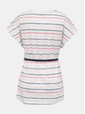 Sam 73 Rosa-weißes gestreiftes Damen T-Shirt SAM 73