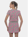 Sam 73 Graue gemusterte Mädchen-Kleid SAM 73