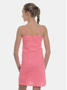 Sam 73 Rosa gemusterte Mädchen-Kleid SAM 73