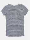 Sam 73 Schwarz-weiß gestreiftes Kinder-T-Shirt SAM 73