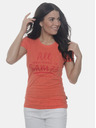 Sam 73 Orangefarbenes Damen T-Shirt SAM 73