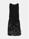 Sam 73 Schwarzes Kleid mit Aufdruck SAM 73