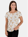 Sam 73 Cremefarbenes Damen T-Shirt SAM 73