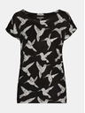 Sam 73 Schwarzes Damen-T-Shirt SAM 73