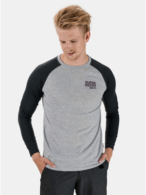 Sam 73 Graues Herren-T-Shirt SAM 73