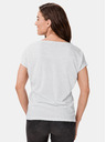 Sam 73 Weißes gemustertes Damen T-Shirt SAM 73 Tracey