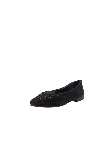 CAMAIEU Schwarze Ballerinas mit niedrigem Absatz CAMAIEU