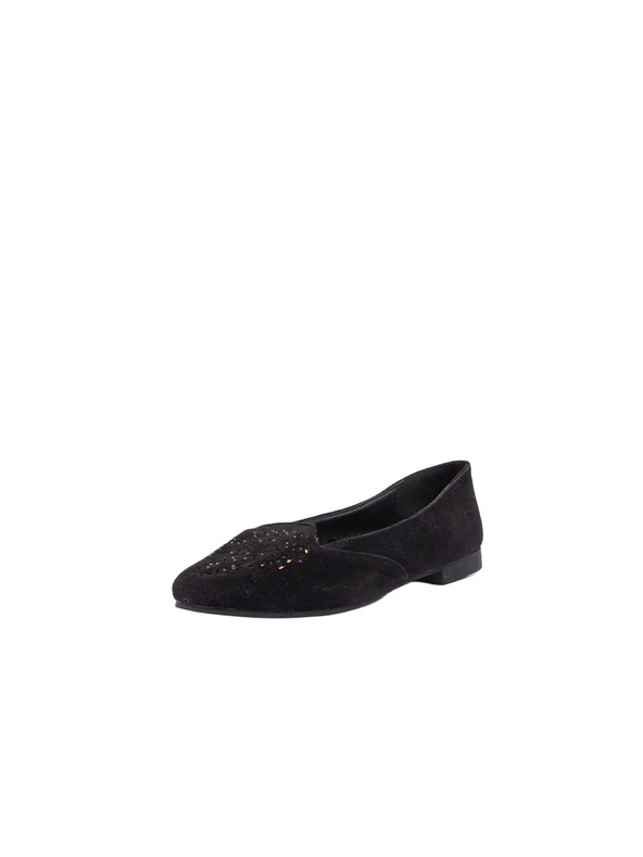 CAMAIEU Schwarze Ballerinas mit niedrigem Absatz CAMAIEU