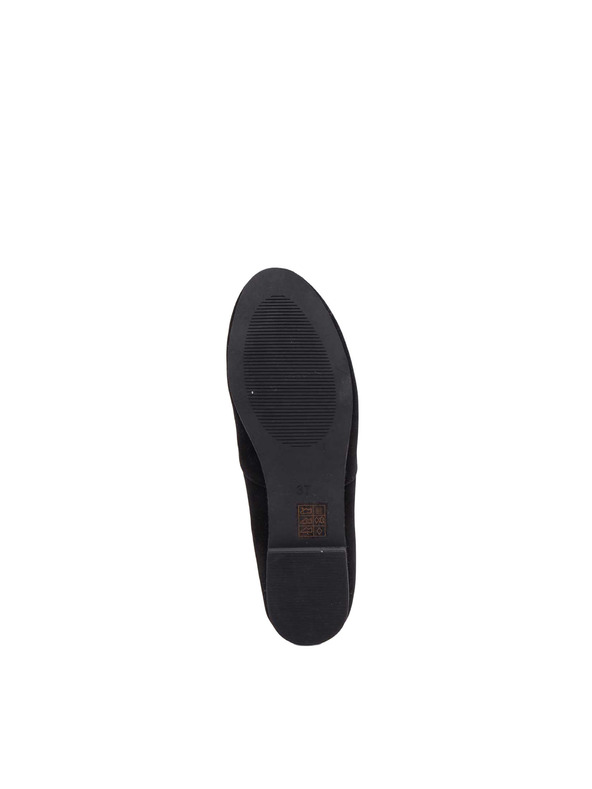 CAMAIEU Schwarze Ballerinas mit niedrigem Absatz CAMAIEU