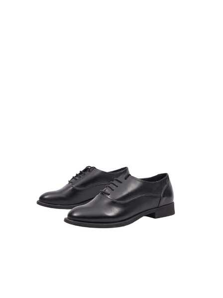 CAMAIEU Schwarze Damenhalbschuhe mit niedrigem Absatz CAMAIEU