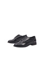 CAMAIEU Schwarze Damenhalbschuhe mit niedrigem Absatz CAMAIEU