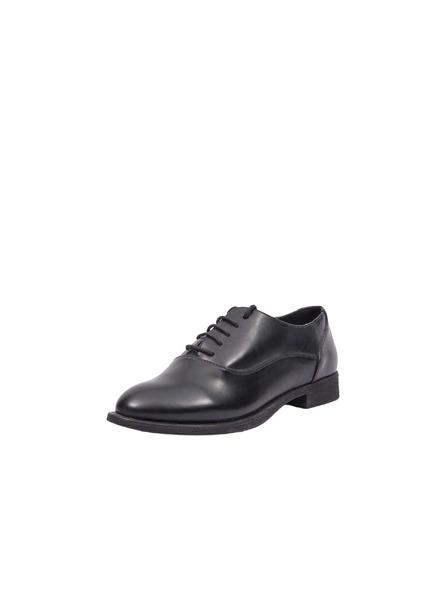 CAMAIEU Schwarze Damenhalbschuhe mit niedrigem Absatz CAMAIEU