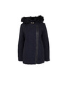 CAMAIEU Schwarze Winterjacke mit Kapuze CAMAIEU