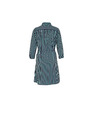 CAMAIEU Gestreiftes Hemdblusenkleid