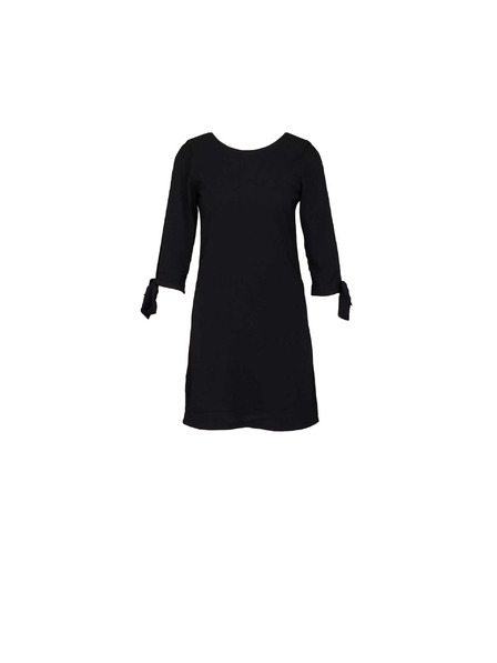 CAMAIEU Schwarzes Kleid mit Bindung CAMAIEU