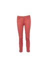 CAMAIEU Korallfarbene Slim-Hosen