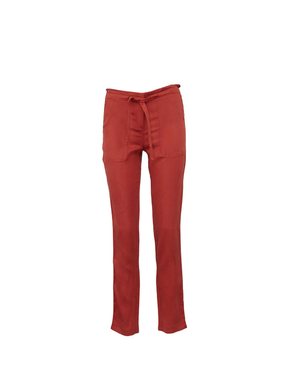 CAMAIEU Ziegelrote weite Hosen CAMAIEU